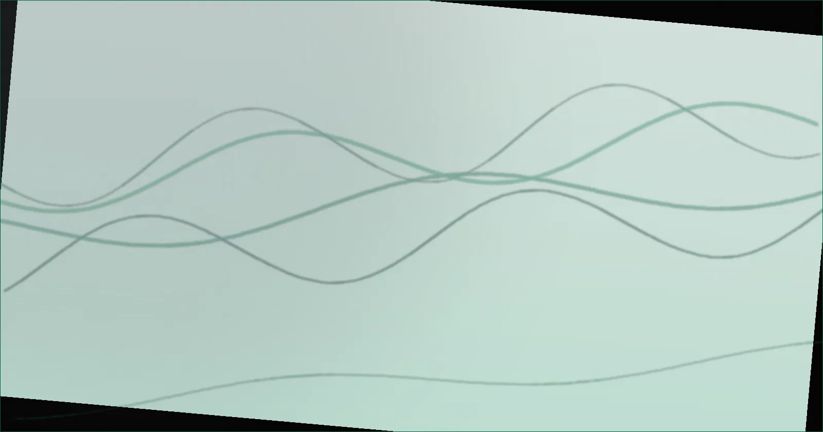 wave pattern representing a verified signal distinct from background noise