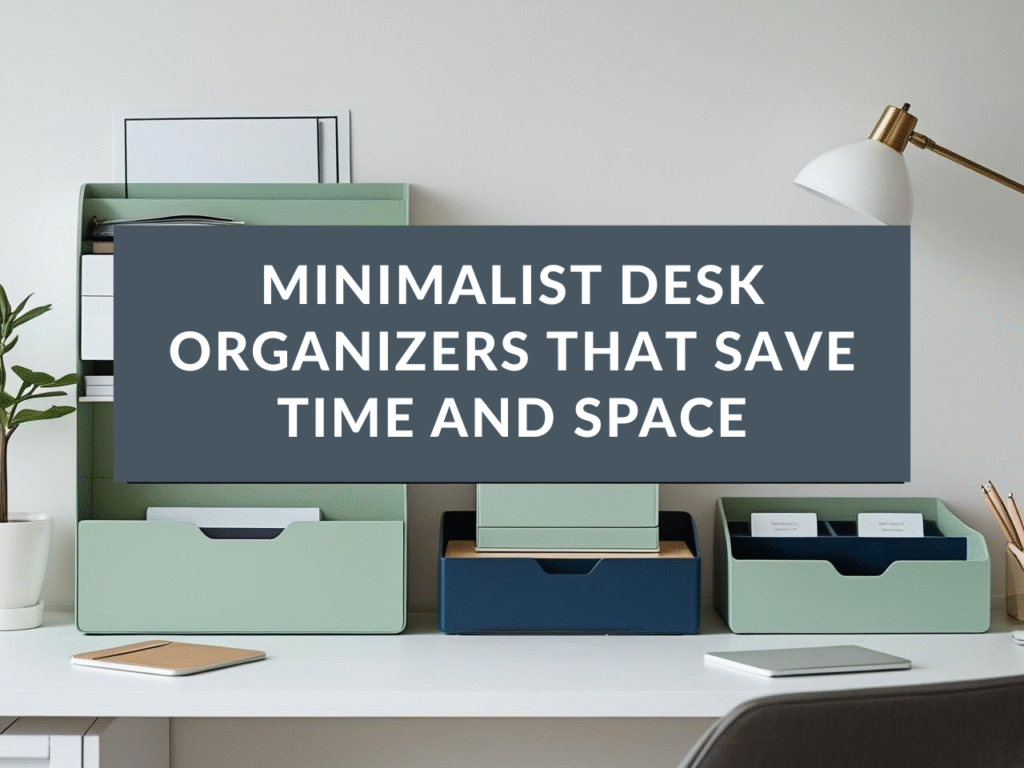 Minimalist Desk Organizers That Save Time and Space