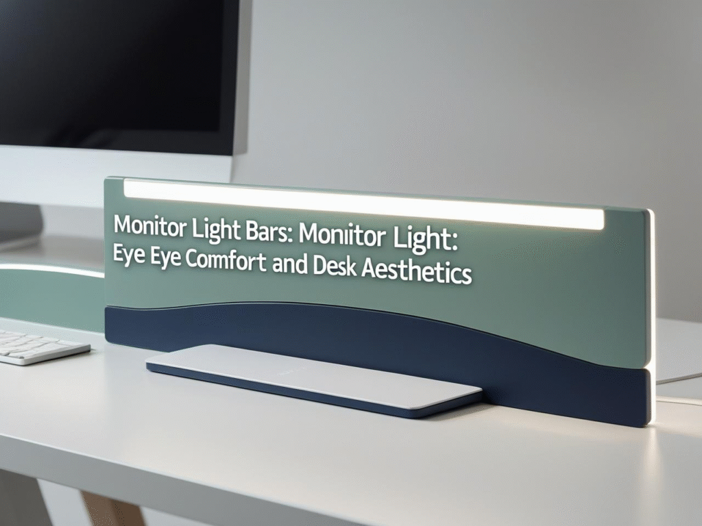 Monitor Light Bars: Eye Comfort and Desk Aesthetics