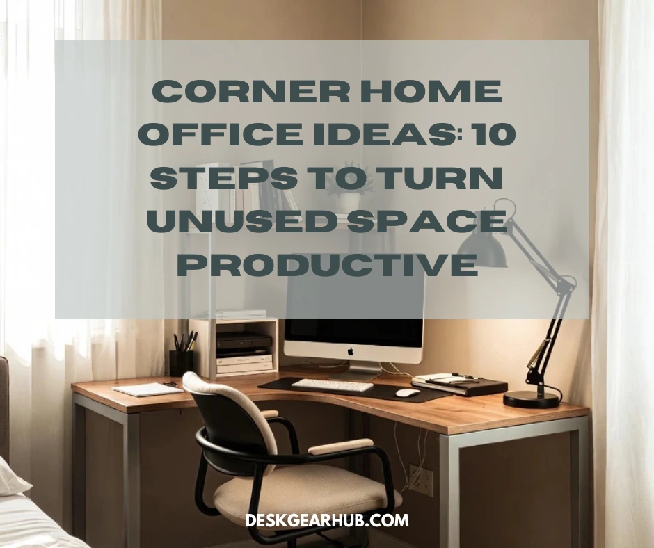 Corner Home Office Ideas: 10 steps to Turn Unused Space Productive