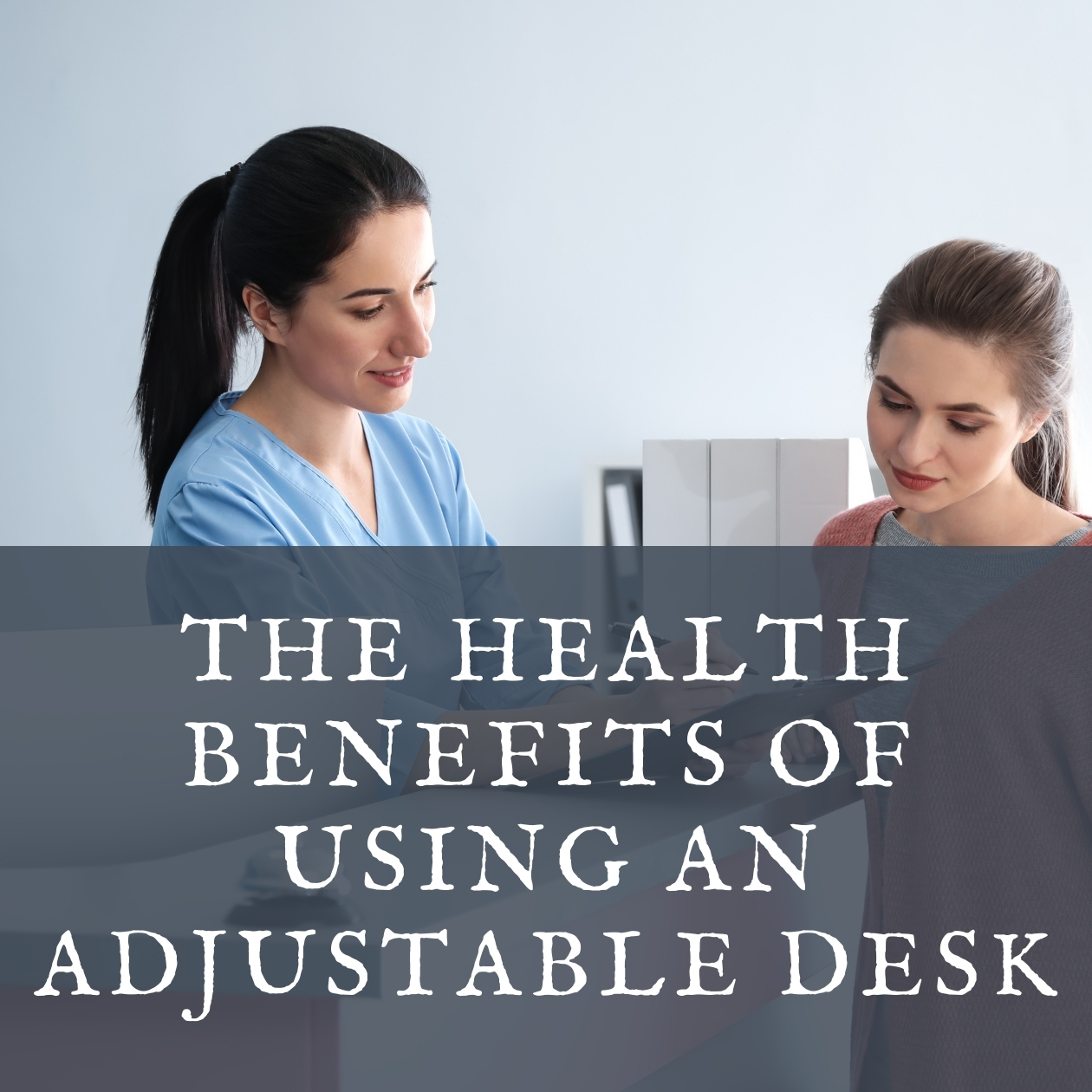 standing desk health benefits with ergonomic health tips