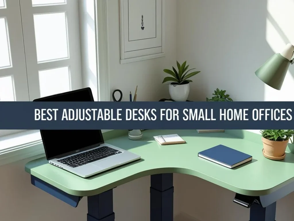 small-standing-desk best adjustable desks small spaces
